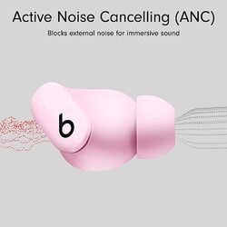 Beats Studio Buds True Wireless Noise Cancelling Earphones, Sunset Pink